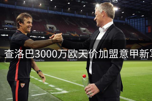 查洛巴3000万欧天价加盟意甲新军 切尔西后防重组拉开序幕